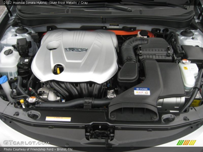 Silver Frost Metallic / Gray 2012 Hyundai Sonata Hybrid
