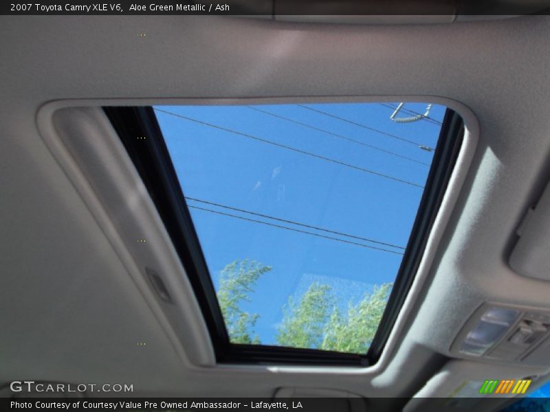 Aloe Green Metallic / Ash 2007 Toyota Camry XLE V6