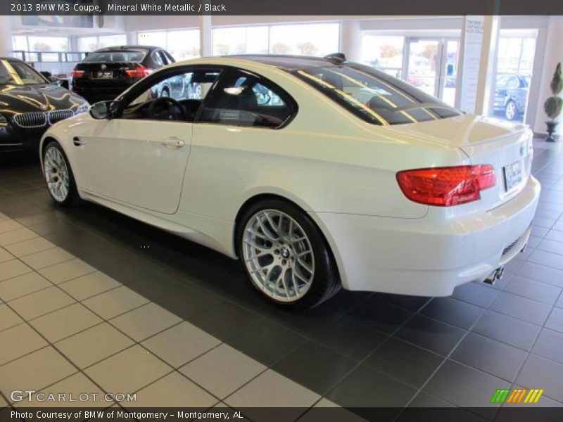 Mineral White Metallic / Black 2013 BMW M3 Coupe