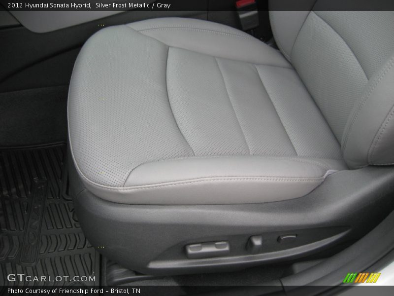 Silver Frost Metallic / Gray 2012 Hyundai Sonata Hybrid