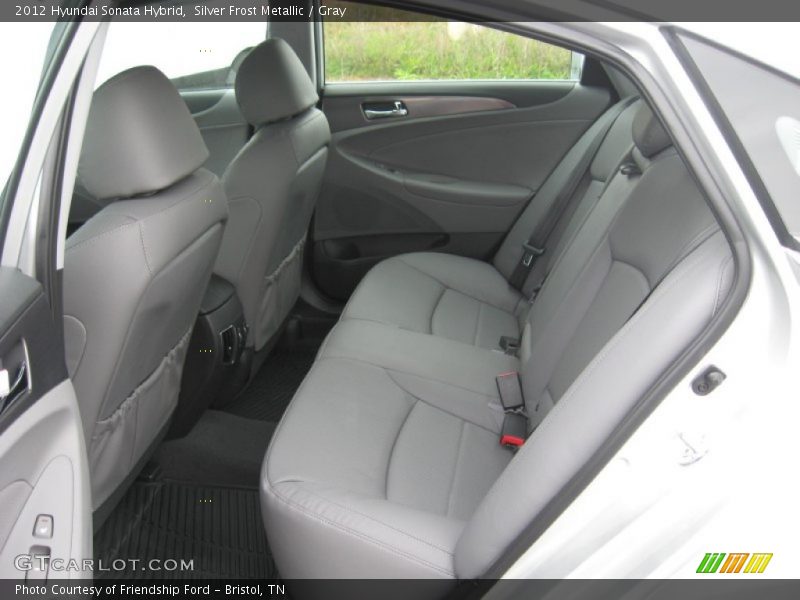 Silver Frost Metallic / Gray 2012 Hyundai Sonata Hybrid