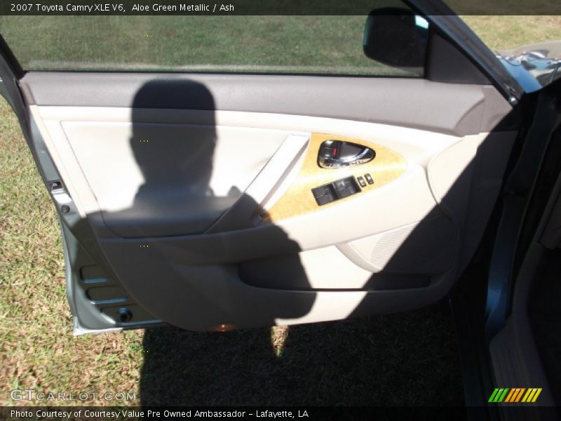 Aloe Green Metallic / Ash 2007 Toyota Camry XLE V6