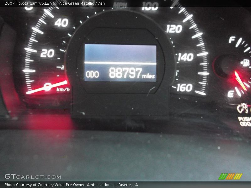 Aloe Green Metallic / Ash 2007 Toyota Camry XLE V6