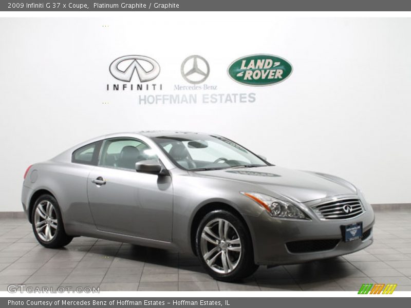 Platinum Graphite / Graphite 2009 Infiniti G 37 x Coupe