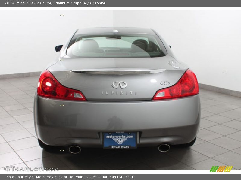 Platinum Graphite / Graphite 2009 Infiniti G 37 x Coupe