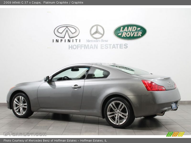 Platinum Graphite / Graphite 2009 Infiniti G 37 x Coupe