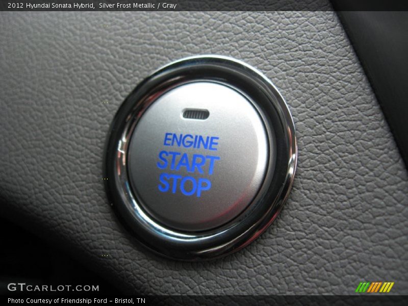 Silver Frost Metallic / Gray 2012 Hyundai Sonata Hybrid