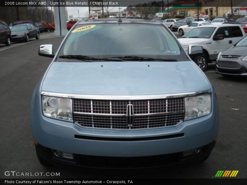 Light Ice Blue Metallic / Charcoal Black 2008 Lincoln MKX AWD