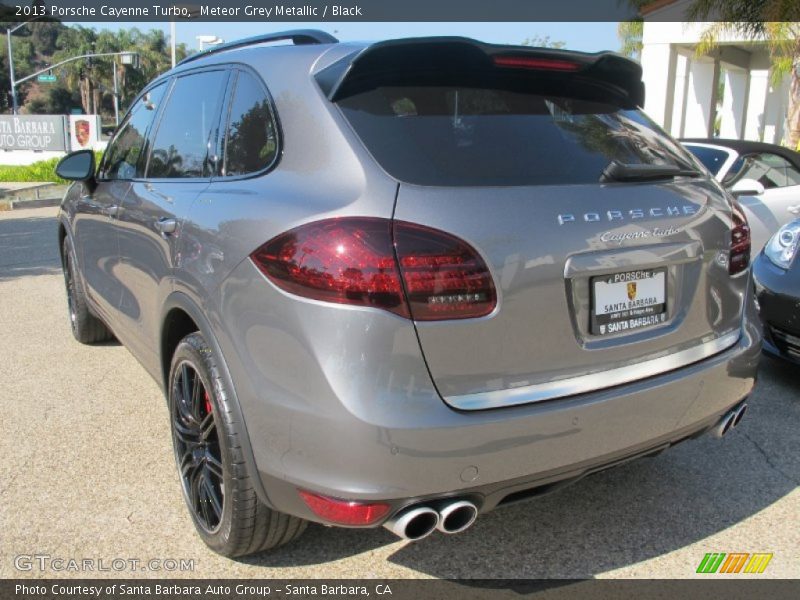 Meteor Grey Metallic / Black 2013 Porsche Cayenne Turbo