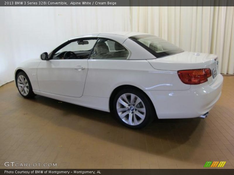 Alpine White / Cream Beige 2013 BMW 3 Series 328i Convertible