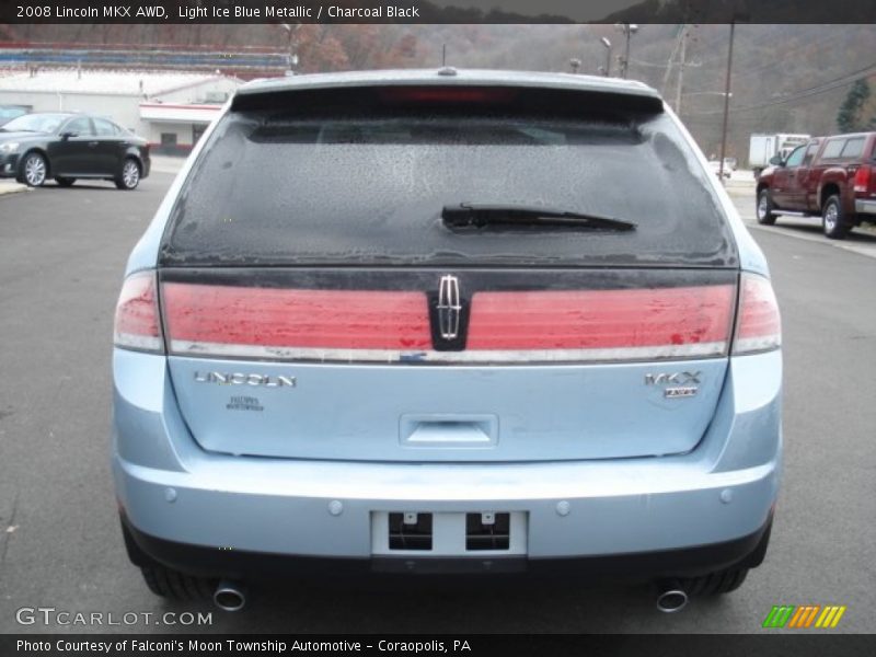 Light Ice Blue Metallic / Charcoal Black 2008 Lincoln MKX AWD