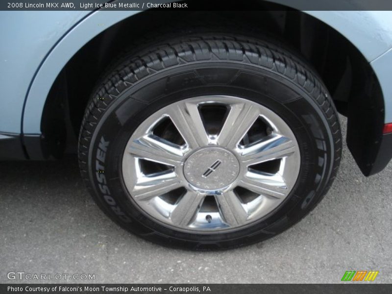 Light Ice Blue Metallic / Charcoal Black 2008 Lincoln MKX AWD
