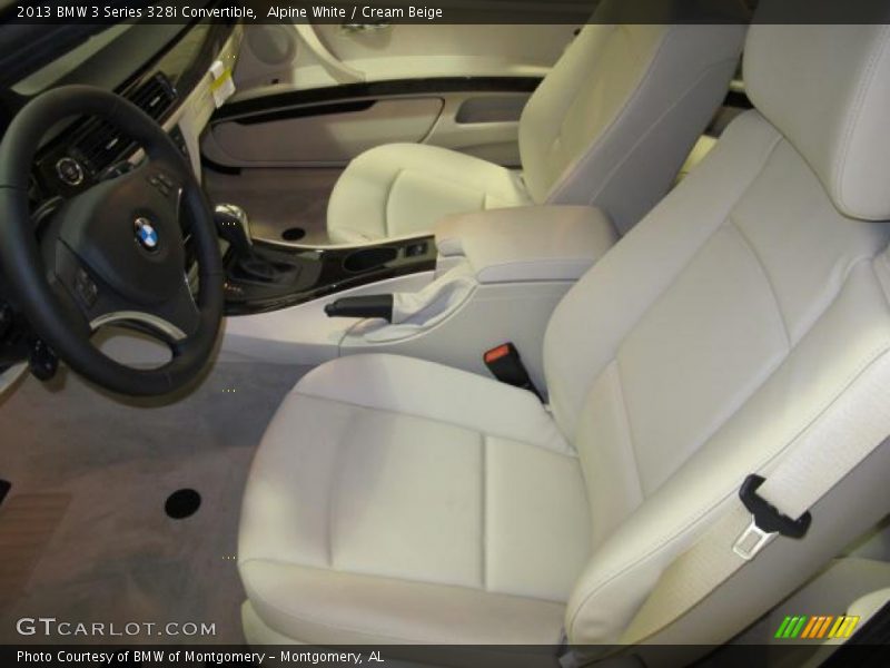 Alpine White / Cream Beige 2013 BMW 3 Series 328i Convertible