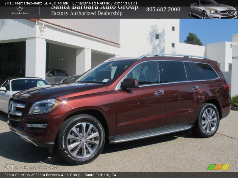 Cinnabar Red Metallic / Almond Beige 2013 Mercedes-Benz GL 450 4Matic