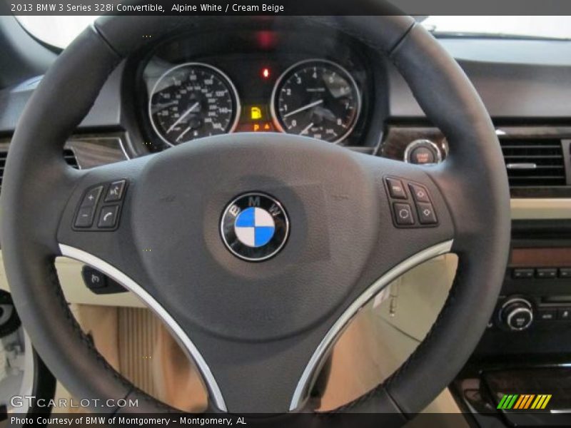 Alpine White / Cream Beige 2013 BMW 3 Series 328i Convertible