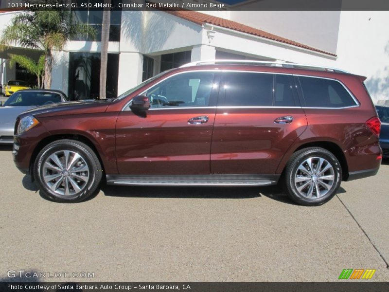 Cinnabar Red Metallic / Almond Beige 2013 Mercedes-Benz GL 450 4Matic