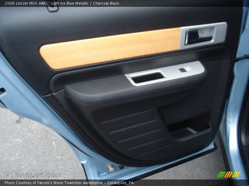 Light Ice Blue Metallic / Charcoal Black 2008 Lincoln MKX AWD