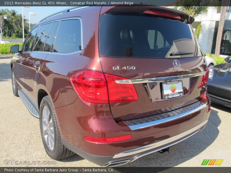 Cinnabar Red Metallic / Almond Beige 2013 Mercedes-Benz GL 450 4Matic