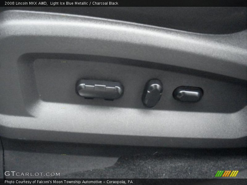 Light Ice Blue Metallic / Charcoal Black 2008 Lincoln MKX AWD