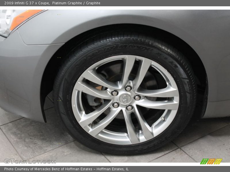 Platinum Graphite / Graphite 2009 Infiniti G 37 x Coupe