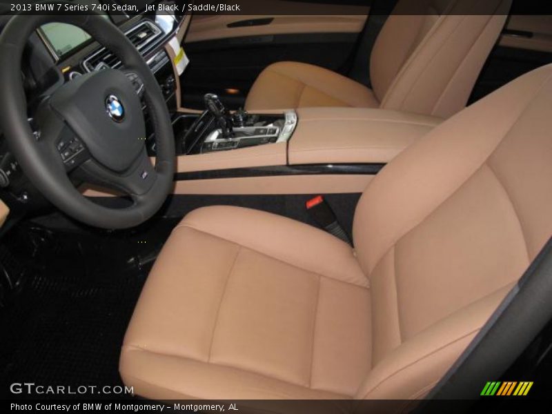 Front Seat of 2013 7 Series 740i Sedan