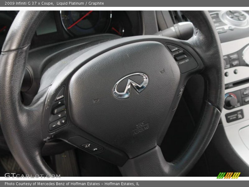 Liquid Platinum / Graphite 2009 Infiniti G 37 x Coupe