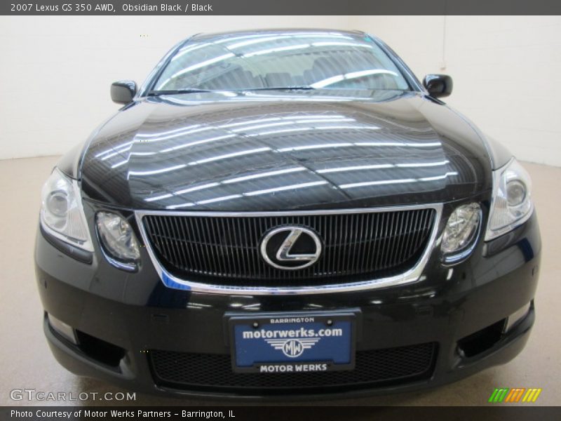 Obsidian Black / Black 2007 Lexus GS 350 AWD