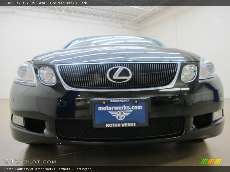 Obsidian Black / Black 2007 Lexus GS 350 AWD
