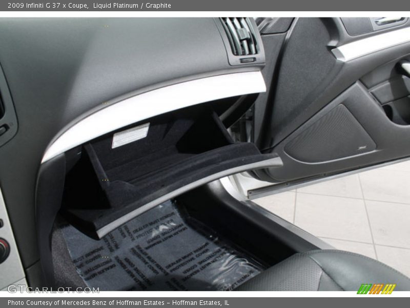 Liquid Platinum / Graphite 2009 Infiniti G 37 x Coupe