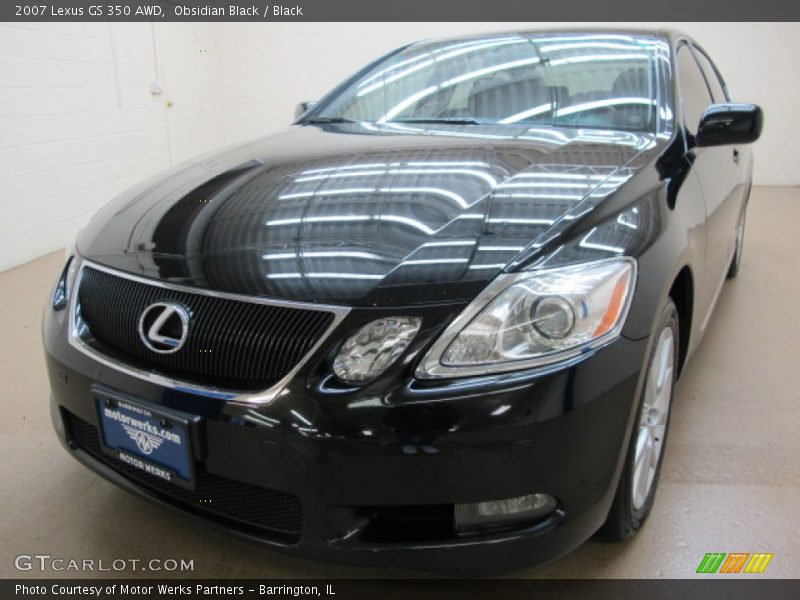 Obsidian Black / Black 2007 Lexus GS 350 AWD