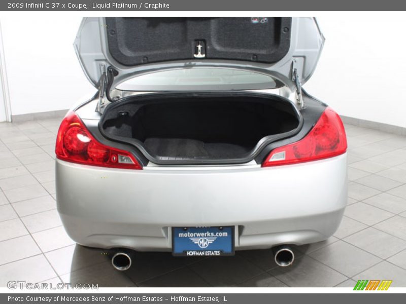 Liquid Platinum / Graphite 2009 Infiniti G 37 x Coupe