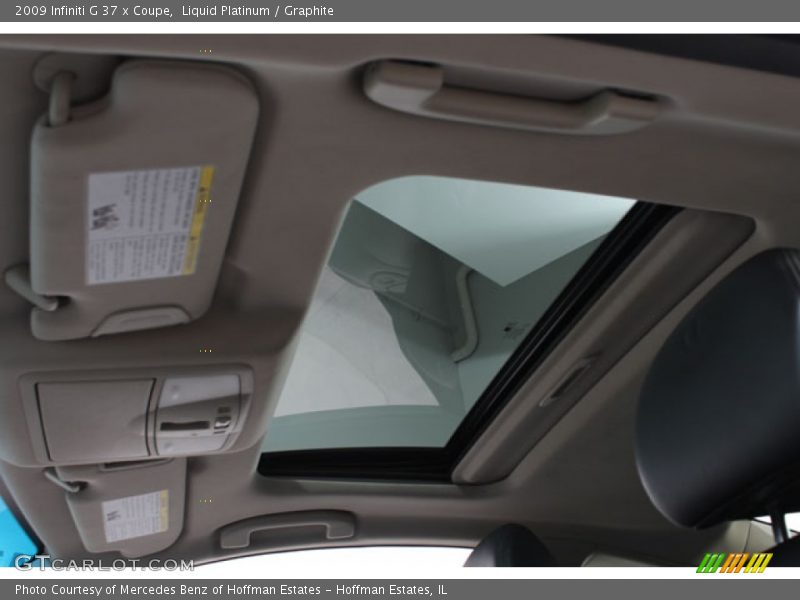 Liquid Platinum / Graphite 2009 Infiniti G 37 x Coupe