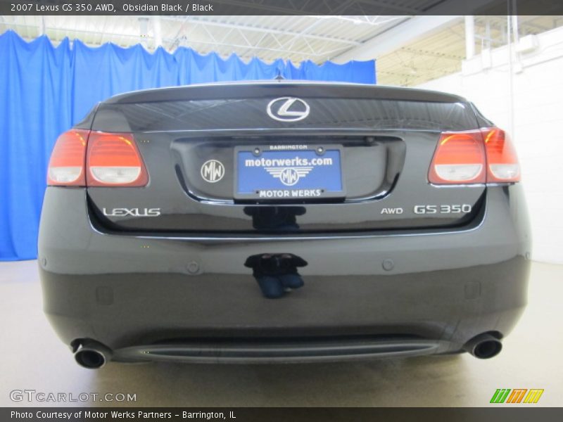 Obsidian Black / Black 2007 Lexus GS 350 AWD