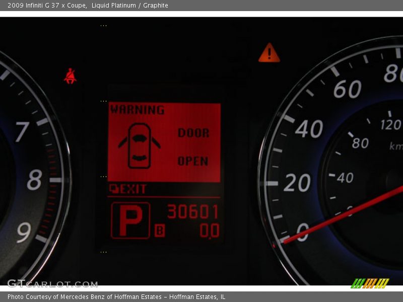 Liquid Platinum / Graphite 2009 Infiniti G 37 x Coupe