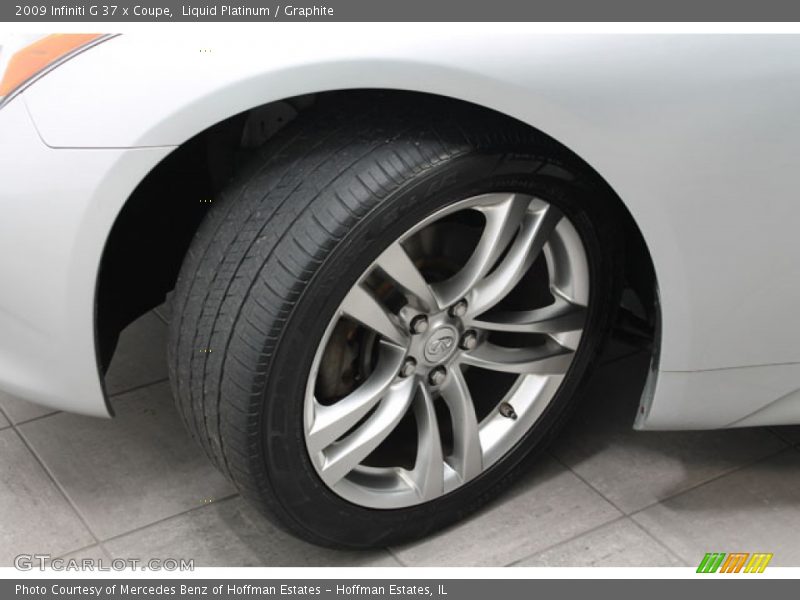 Liquid Platinum / Graphite 2009 Infiniti G 37 x Coupe