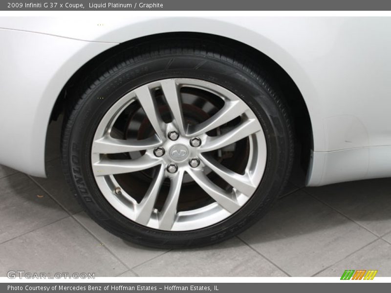 Liquid Platinum / Graphite 2009 Infiniti G 37 x Coupe