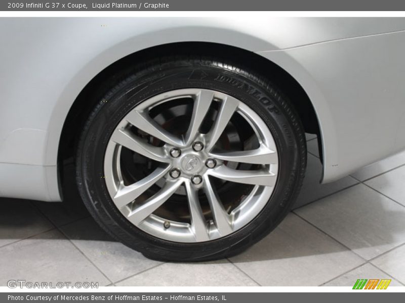 Liquid Platinum / Graphite 2009 Infiniti G 37 x Coupe