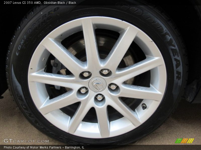 Obsidian Black / Black 2007 Lexus GS 350 AWD