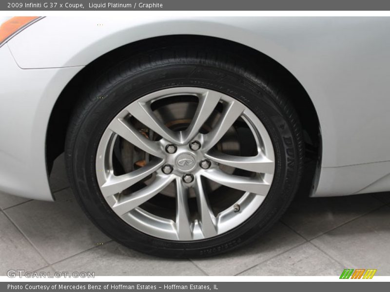 Liquid Platinum / Graphite 2009 Infiniti G 37 x Coupe
