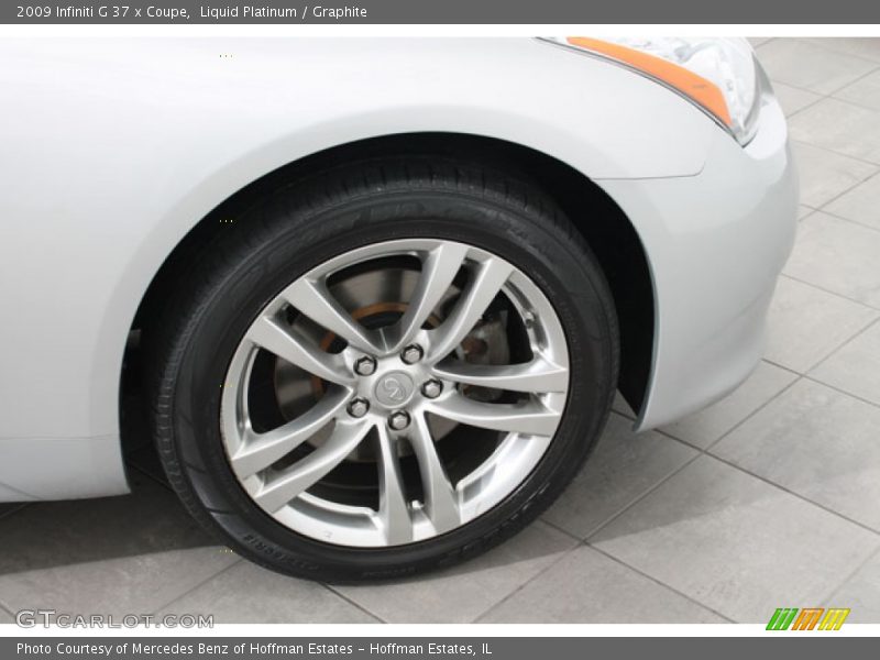 Liquid Platinum / Graphite 2009 Infiniti G 37 x Coupe