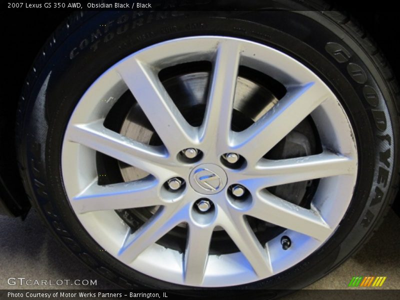 Obsidian Black / Black 2007 Lexus GS 350 AWD