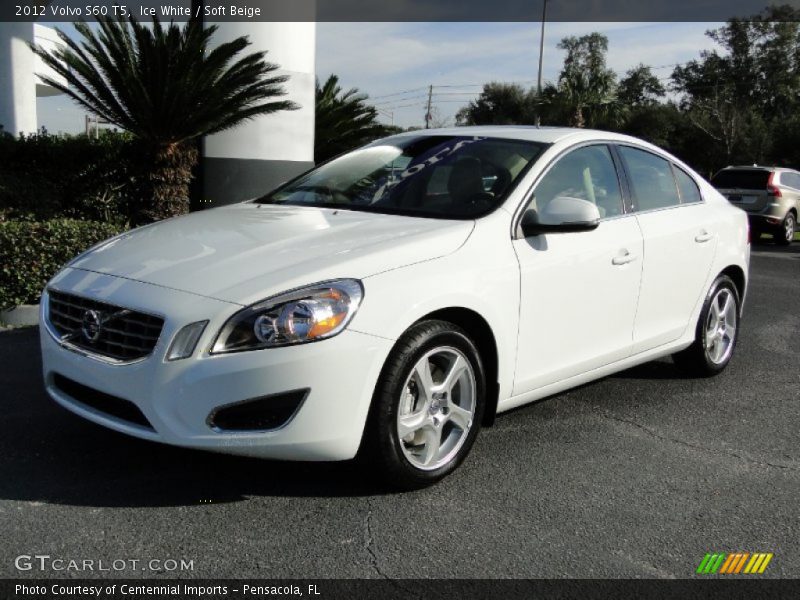 Ice White / Soft Beige 2012 Volvo S60 T5