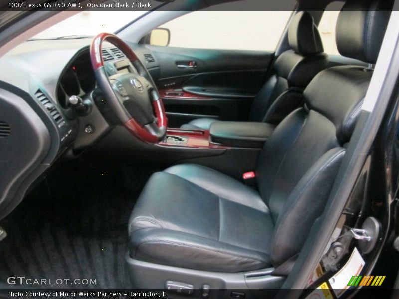 Obsidian Black / Black 2007 Lexus GS 350 AWD
