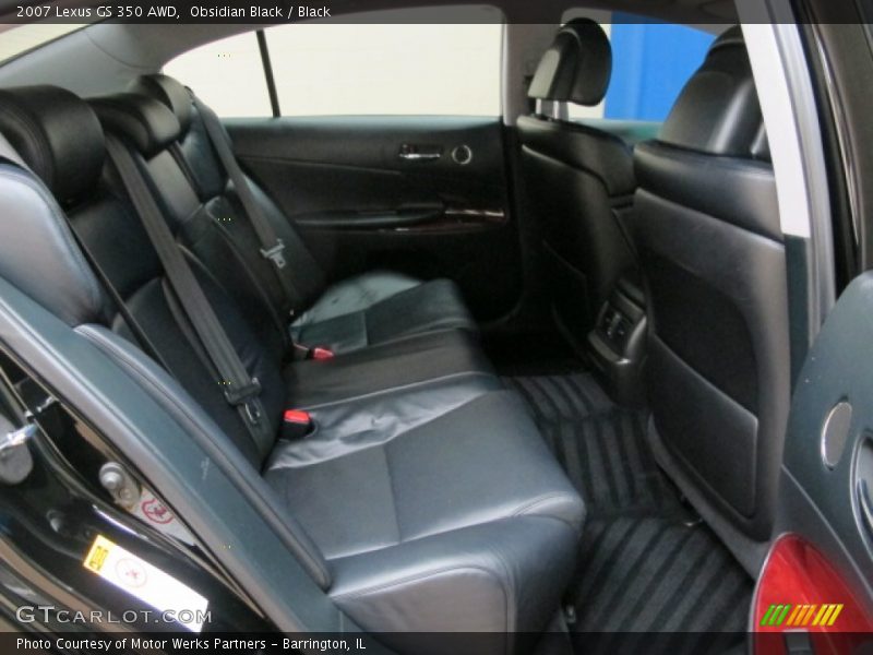 Obsidian Black / Black 2007 Lexus GS 350 AWD