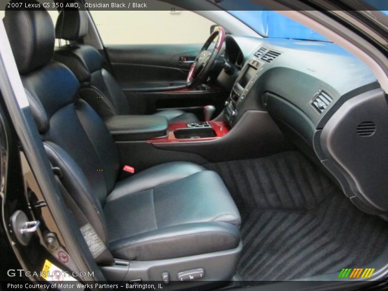 Obsidian Black / Black 2007 Lexus GS 350 AWD