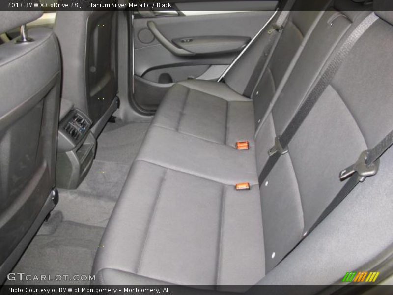 Titanium Silver Metallic / Black 2013 BMW X3 xDrive 28i
