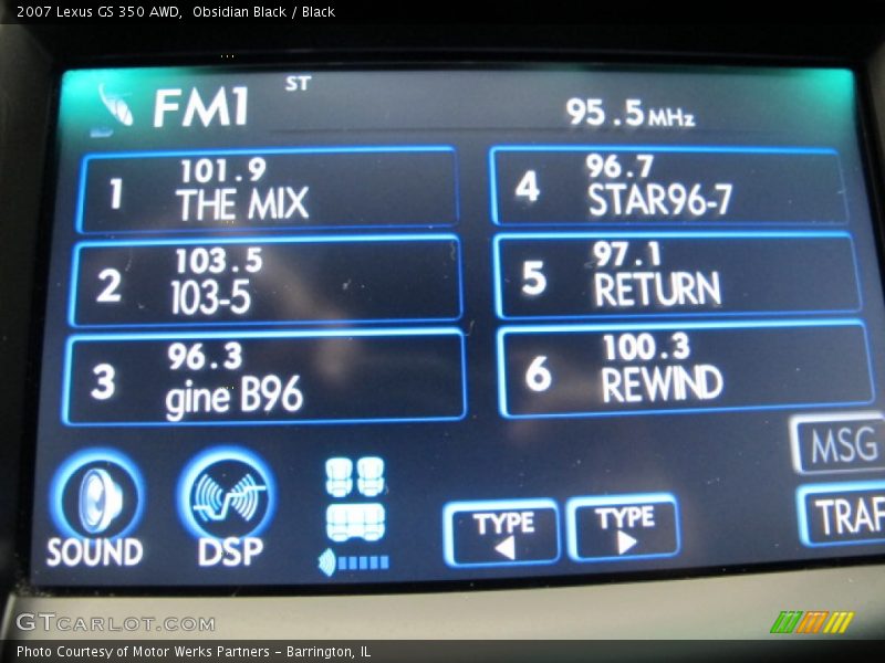 Obsidian Black / Black 2007 Lexus GS 350 AWD