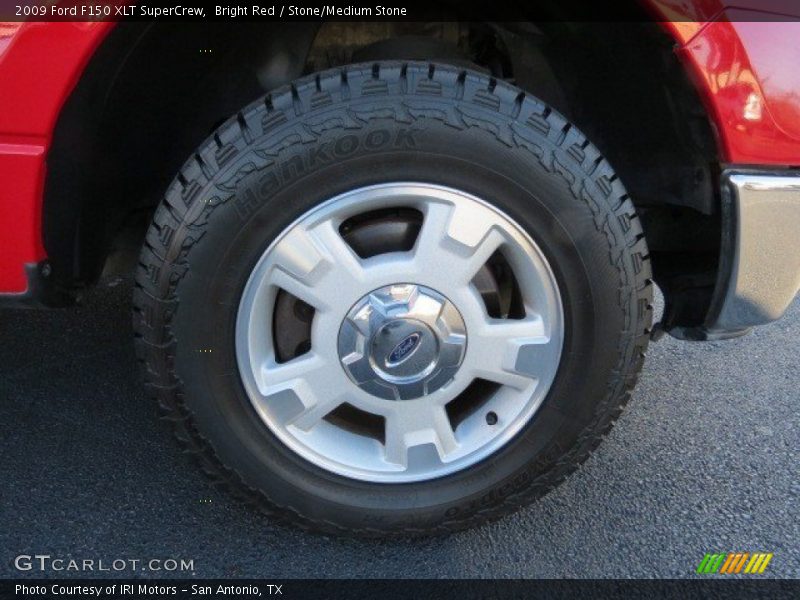 Bright Red / Stone/Medium Stone 2009 Ford F150 XLT SuperCrew