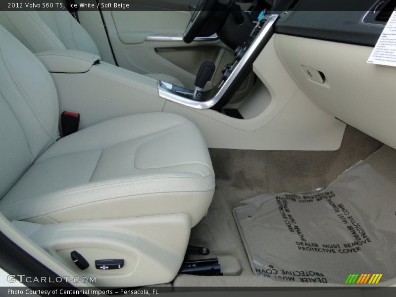 Ice White / Soft Beige 2012 Volvo S60 T5