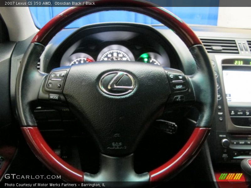 Obsidian Black / Black 2007 Lexus GS 350 AWD